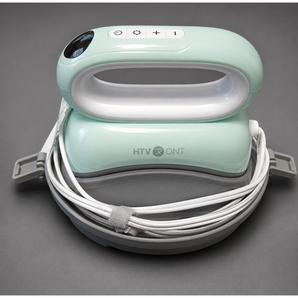 HTVRONT Hat Heat Press Machine Complete Set Mint Green w/ Carry Bag - Picture 2 of 2